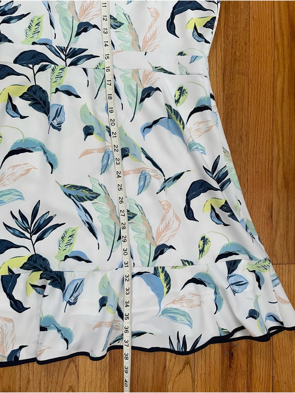 NWT Banana Republic Sleeveless Midi Flared Dress Floral Print Women’s Size 12 - Picture 10 of 12